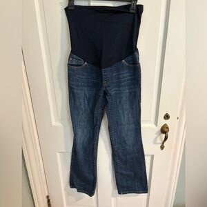 Liz Lange Maternity Dark Blue Jeans - Size 4